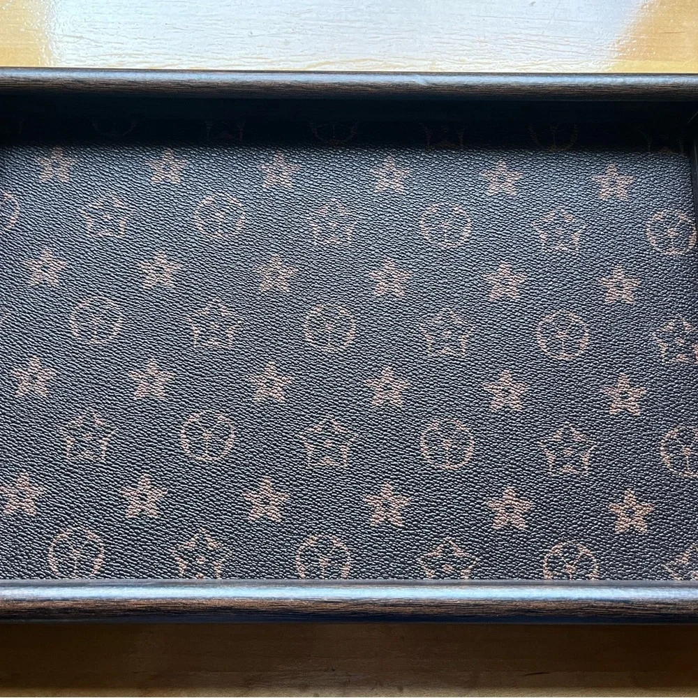 Checkered Folio Planner in Brown and Black - Professional Organizer - Picture 5 of 5